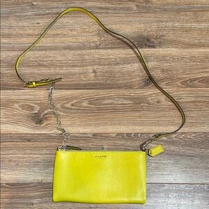 Coach Yellow Crossbody Bag